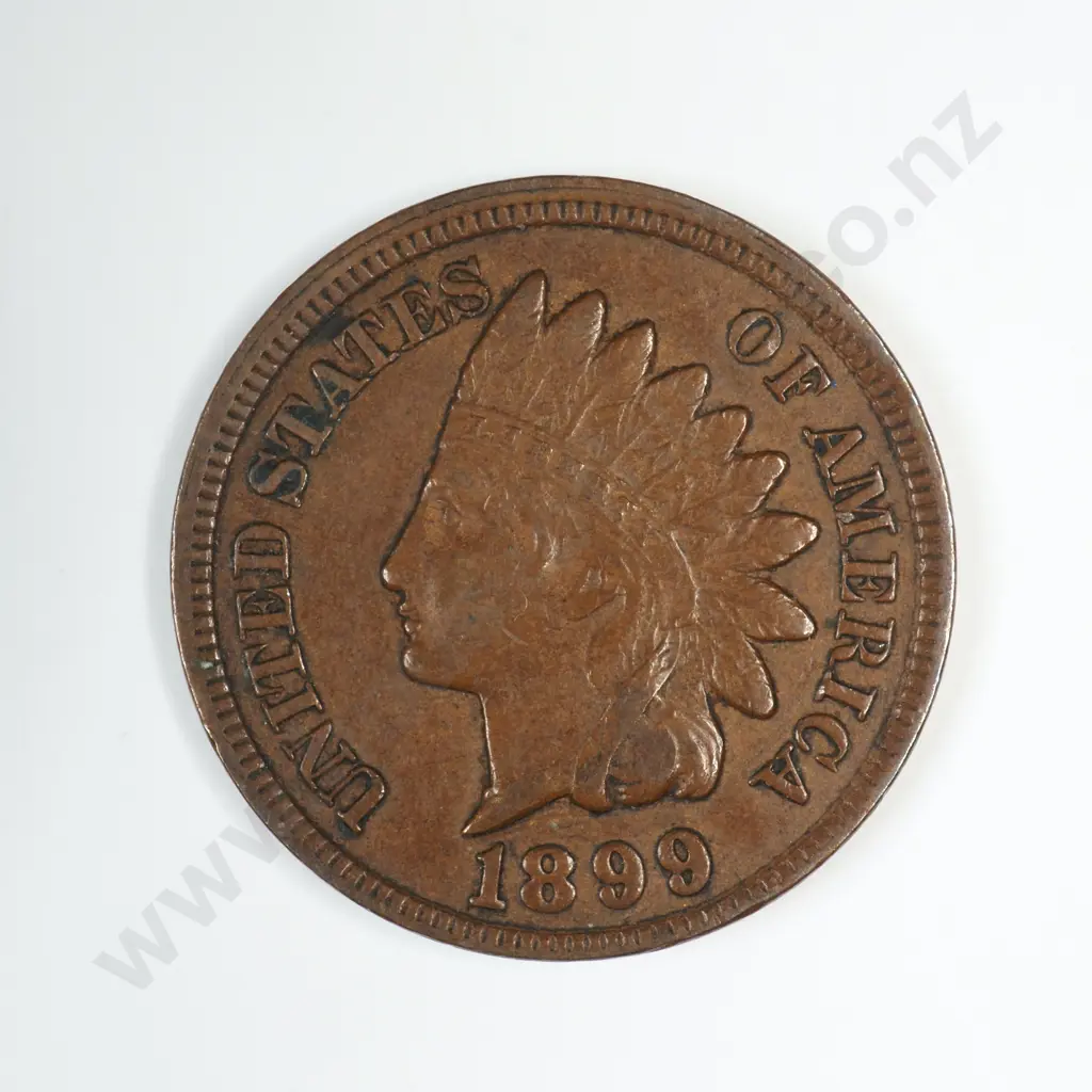 1899 Indian Head Cent Image 1++