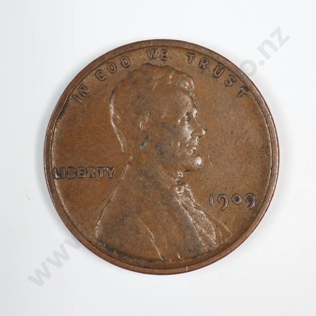1909 VDB Lincoln Wheat Cent Image 1++