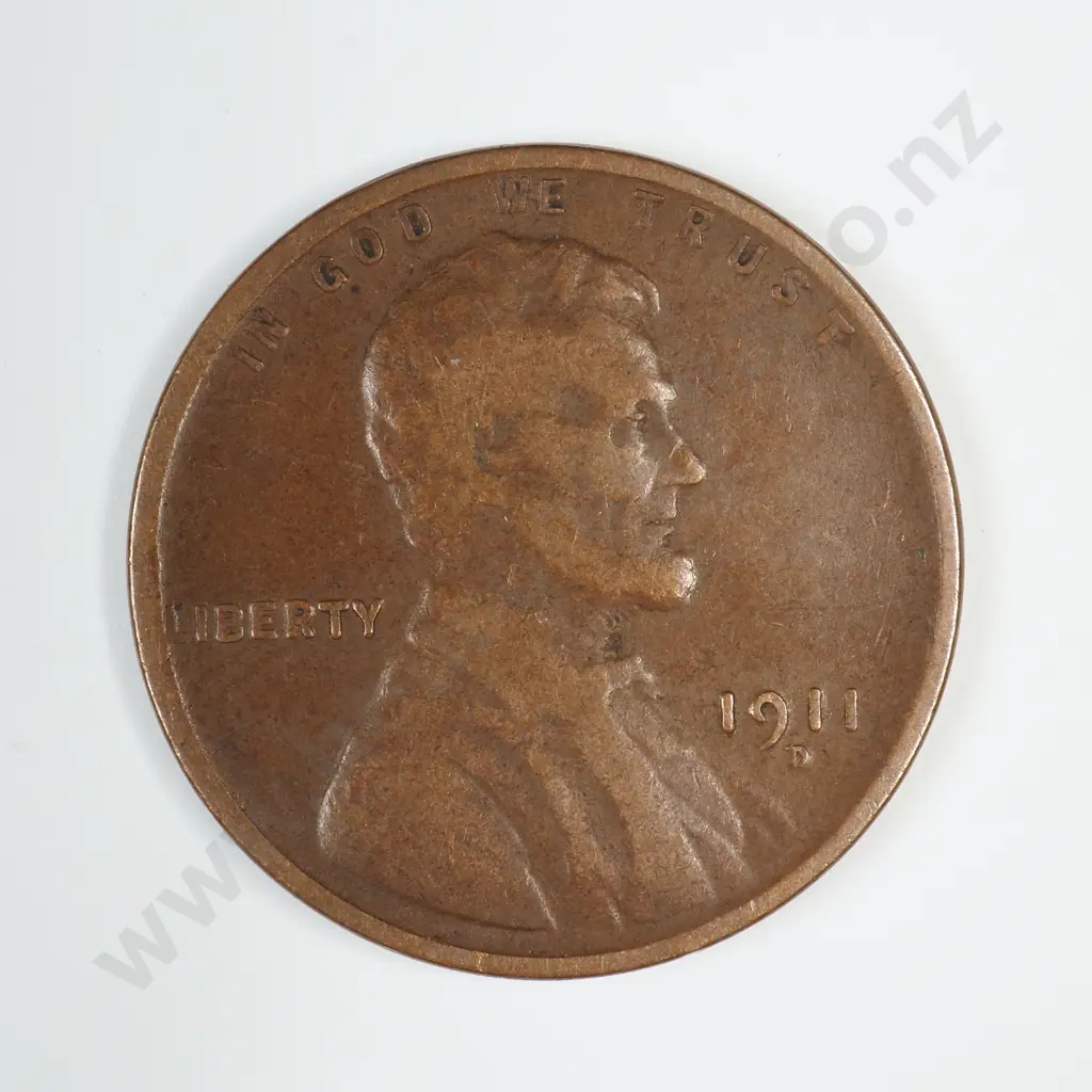 1911 D Lincoln Wheat Cent Image 1++