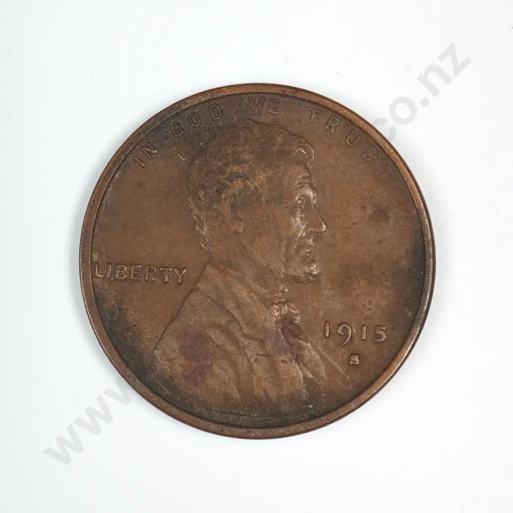 1915 S Lincoln Wheat Cent Image 1++