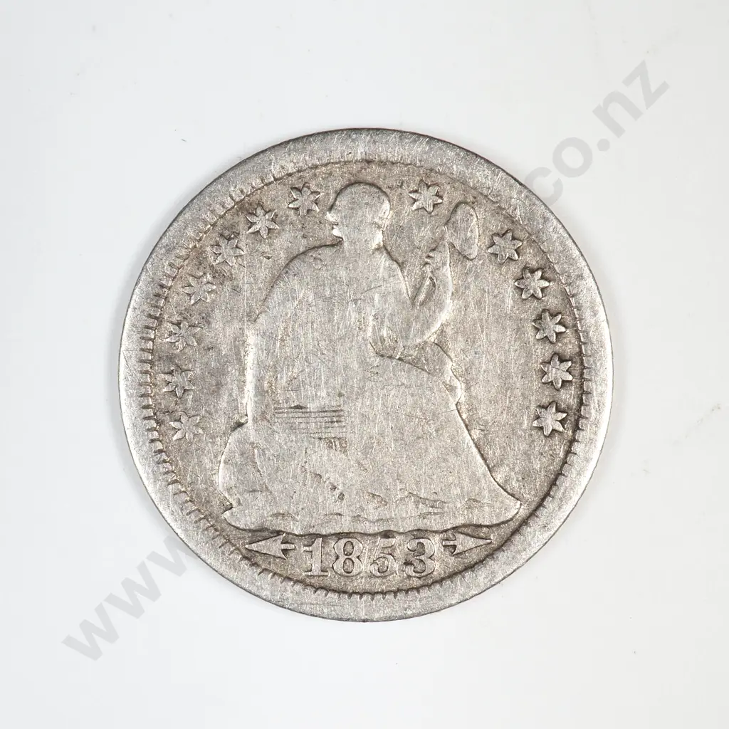 1853 Arrows Half Dime Image 1++