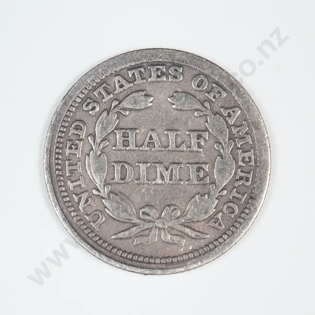 1854 Half Dime Image 1++