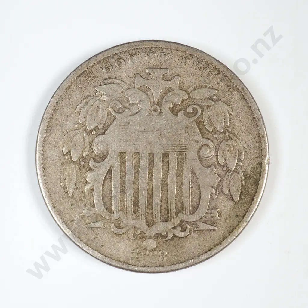 1868 Shield Nickel Image 1++
