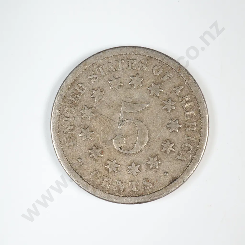1868 Shield Nickel Image 1++