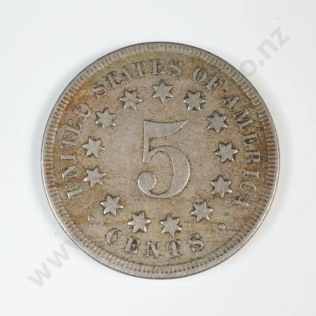 1869 Shield Nickel Image 1++