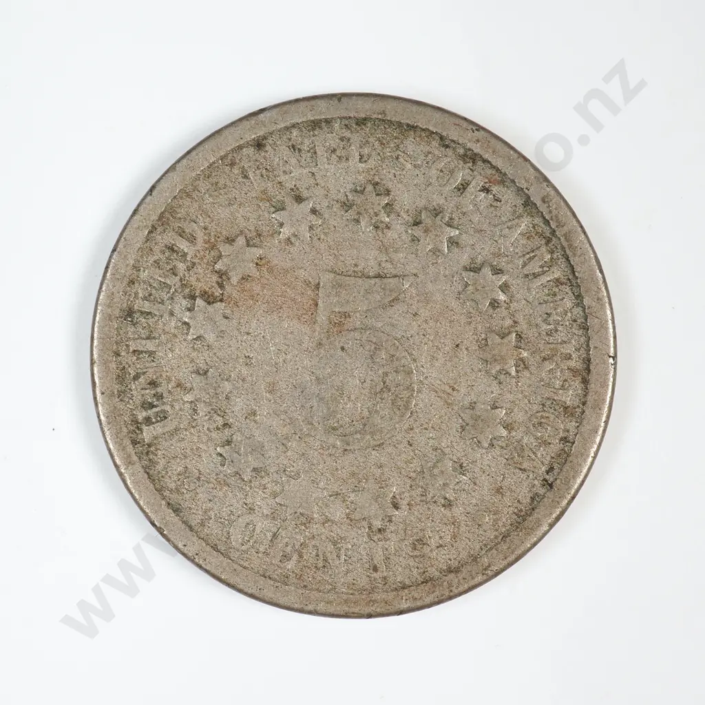 1870 Shield Nickel Image 1++