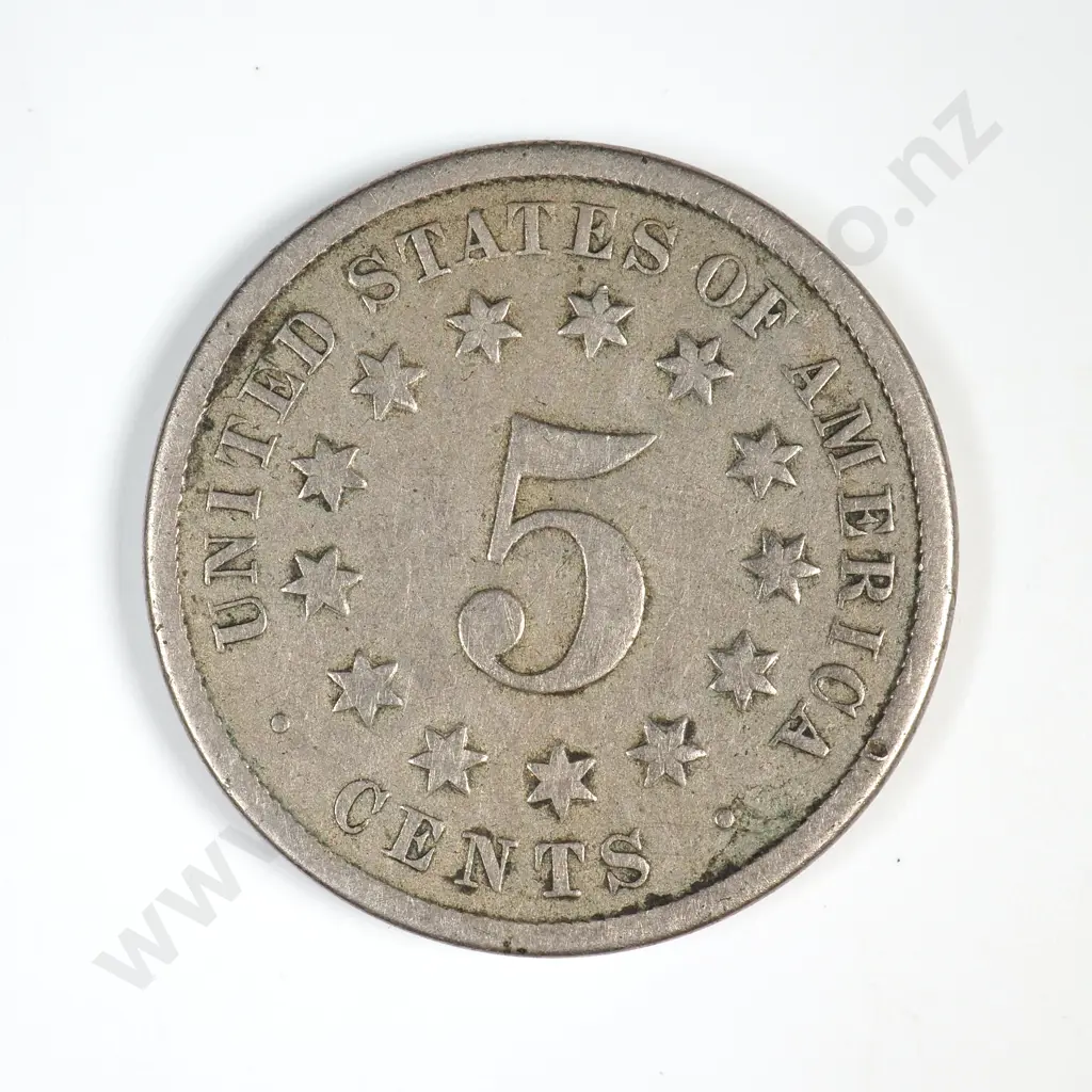 1874 Shield Nickel Image 1++