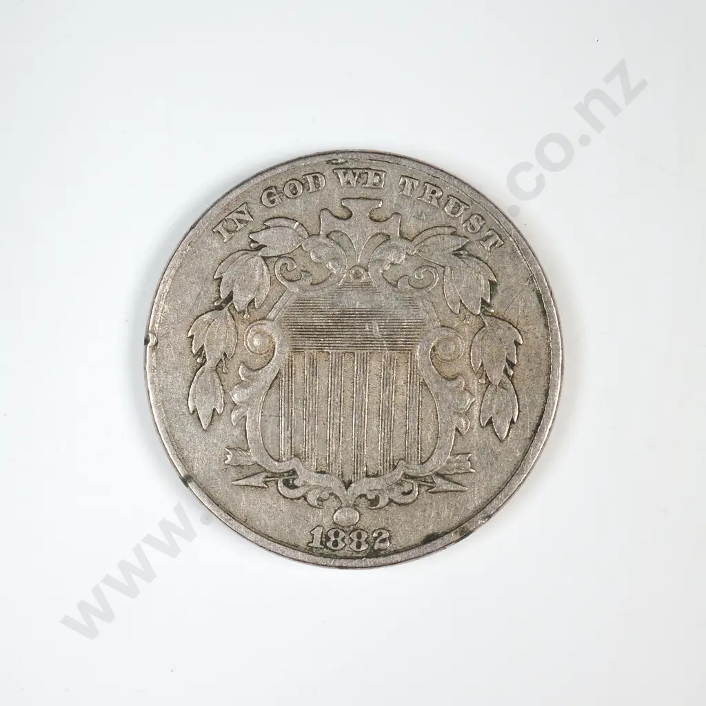 1882 Shield Nickel Image 1++