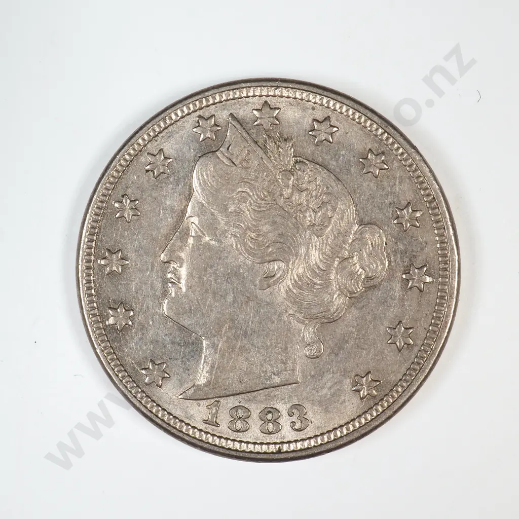 1883 Liberty Nickel - No Cents Image 1++