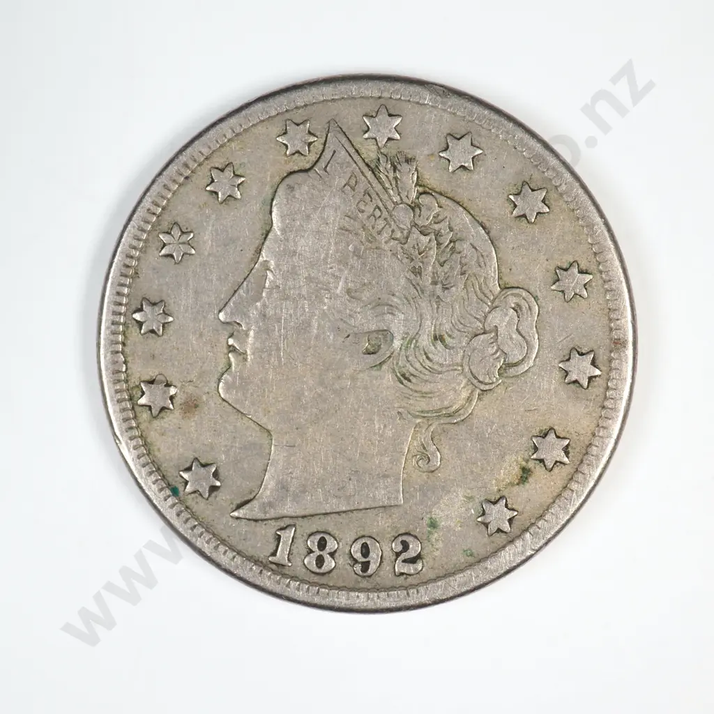 1892 Liberty Nickel Image 1++