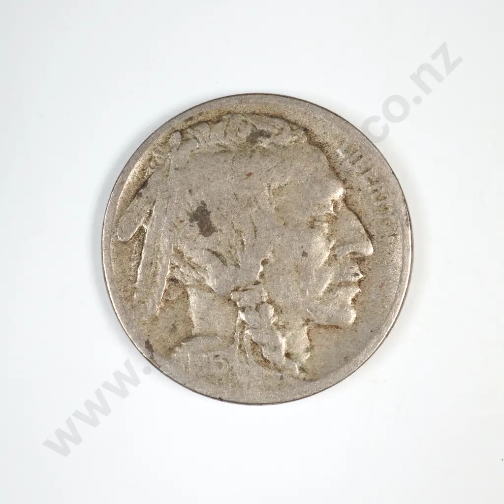 1913 D Buffalo Nickel - Mound Image 1++