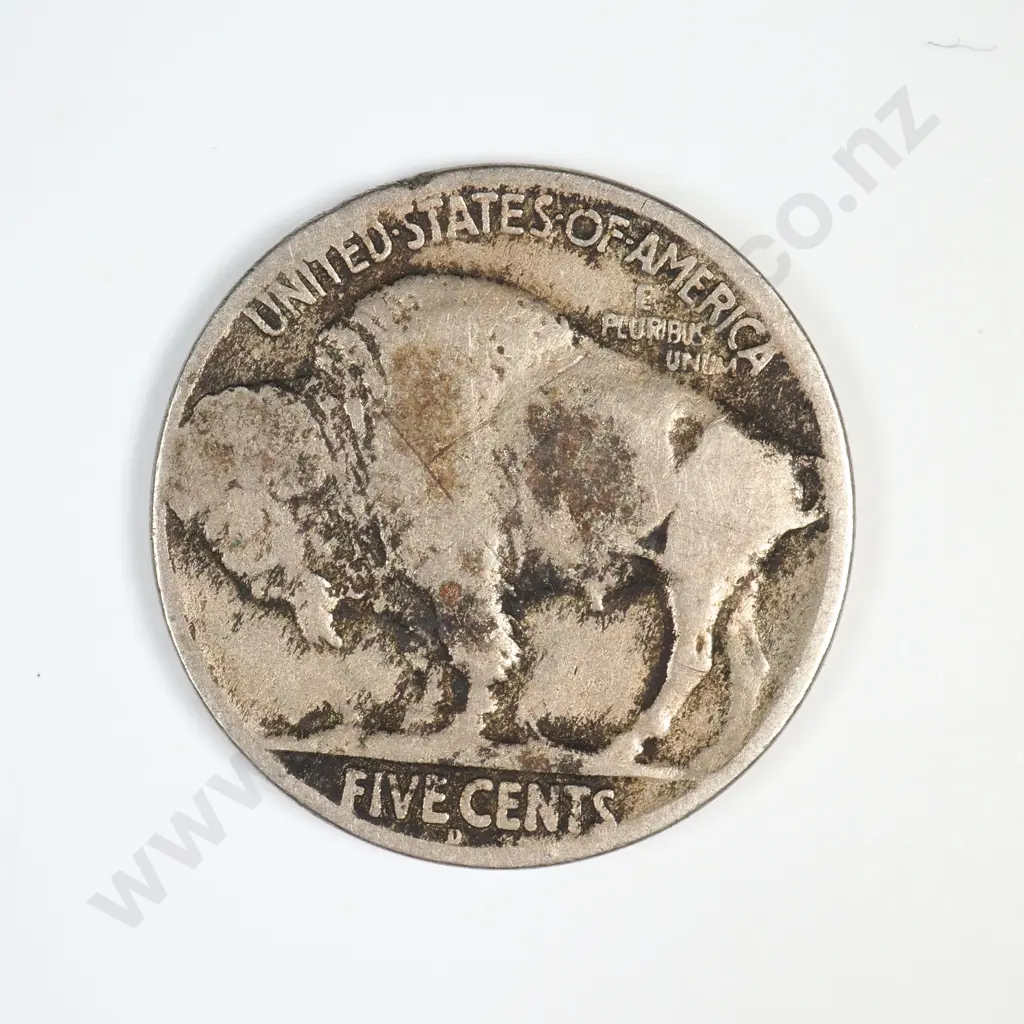 1918 D Buffalo Nickel Image 1++