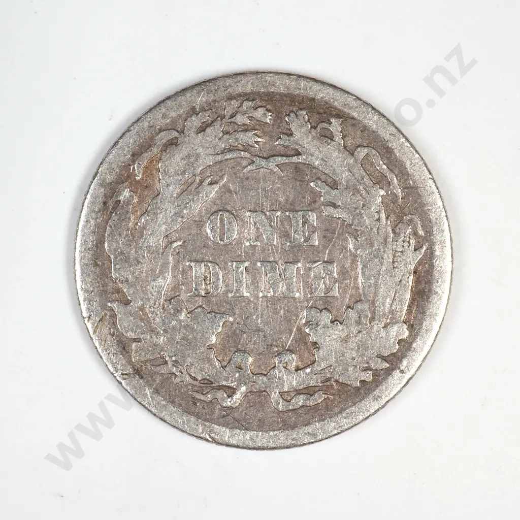 1890 Seated Liberty Dime Image 1++