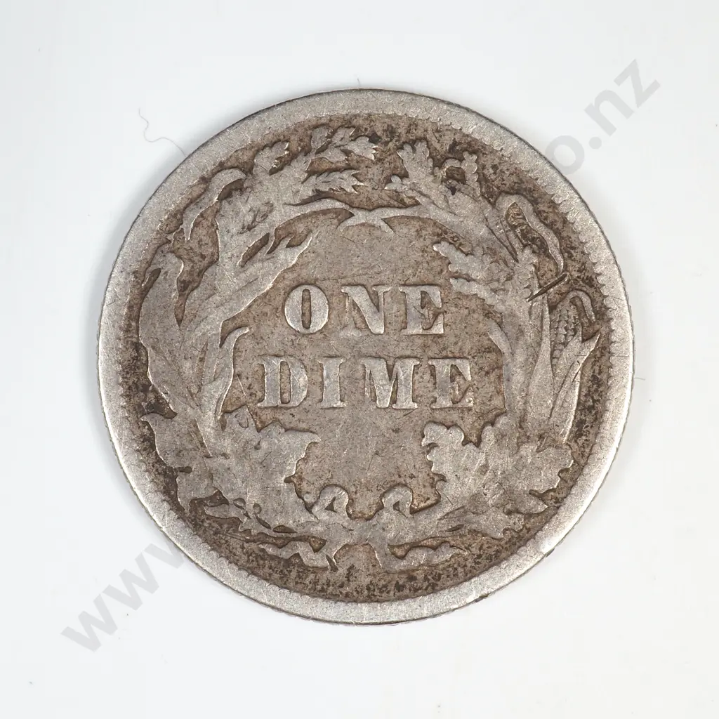 1891 Seated Liberty Dime Image 1++
