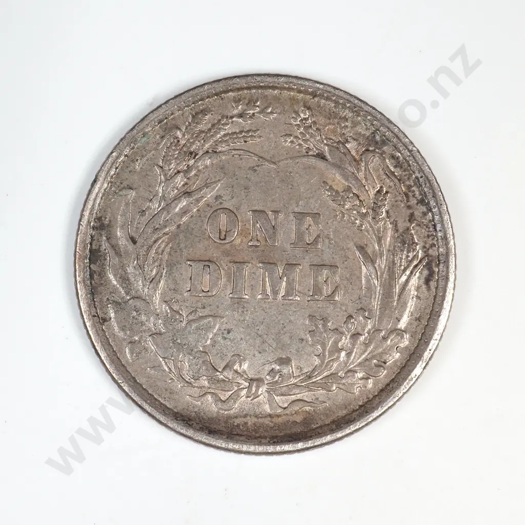 1892 Barber Dime Image 1++