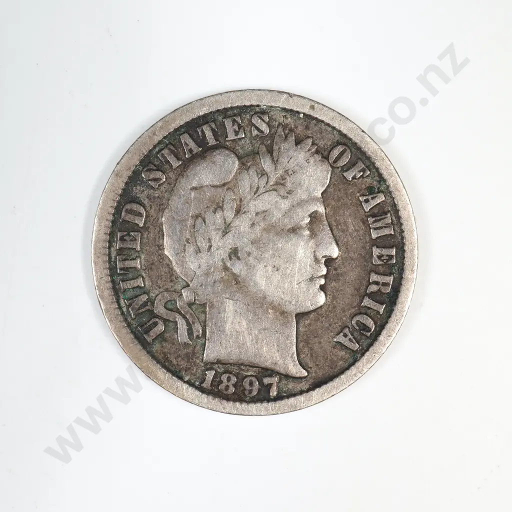 1897 Barber Dime Image 1++
