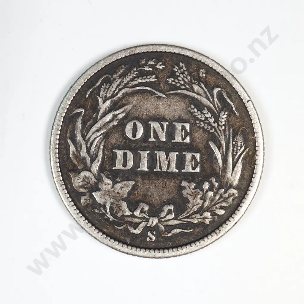 1899 S Barber Dime Image 1++