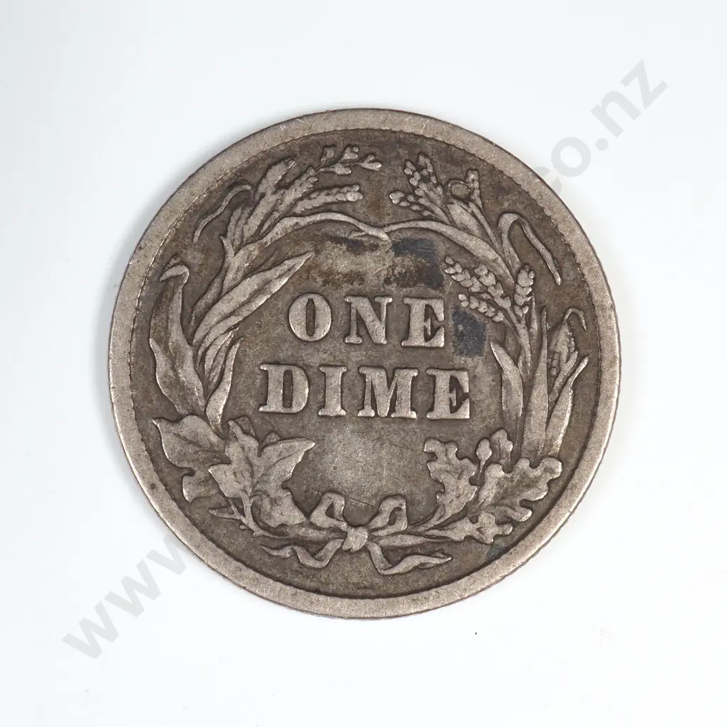 1901 Barber Dime Image 1++