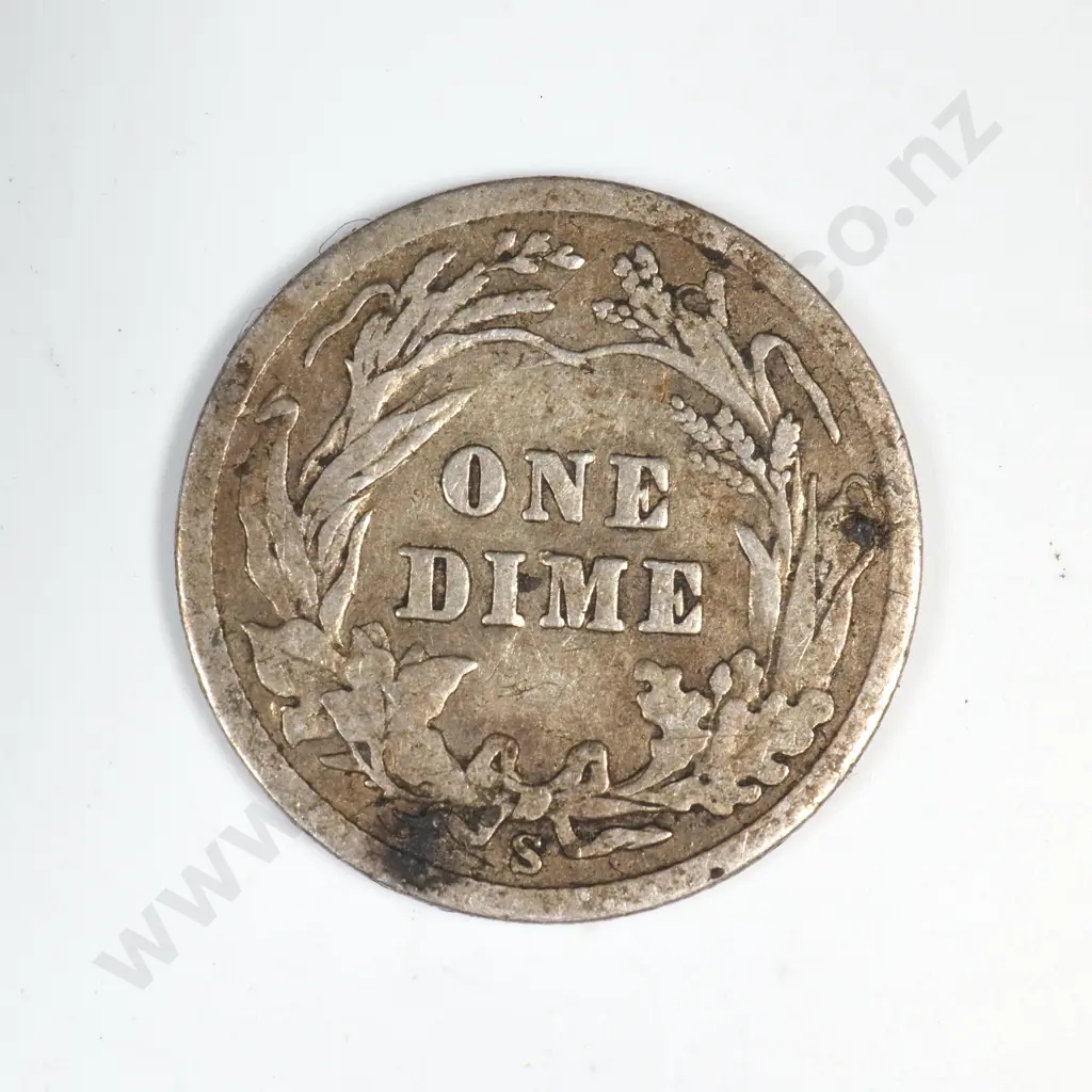 1902 S Barber Dime Image 1++