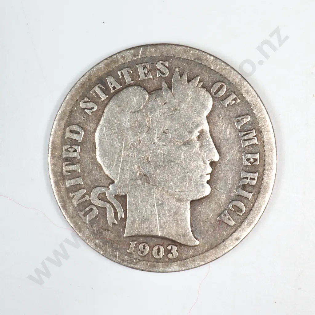 1903 O Barber Dime Image 1++