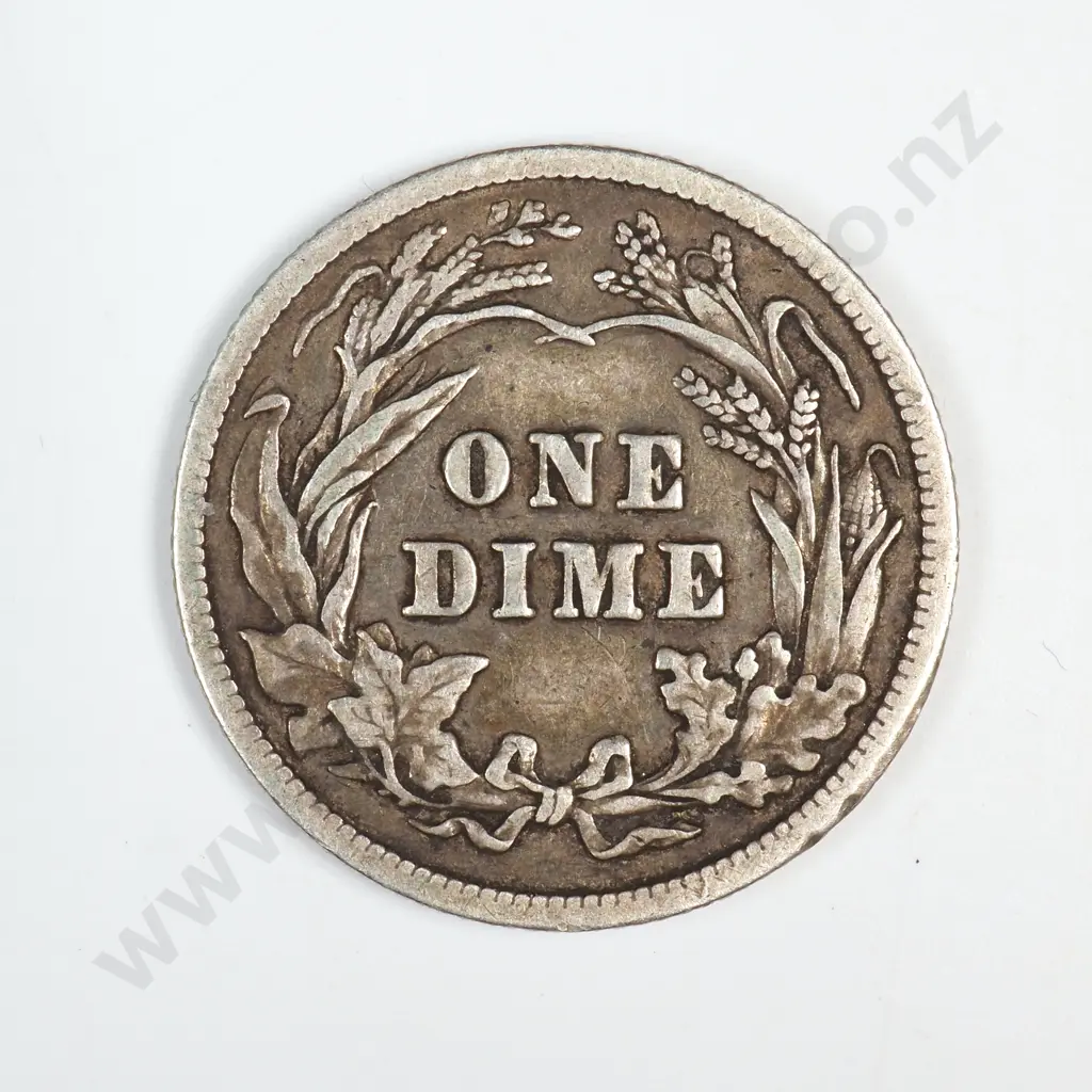 1904 Barber Dime Image 1++