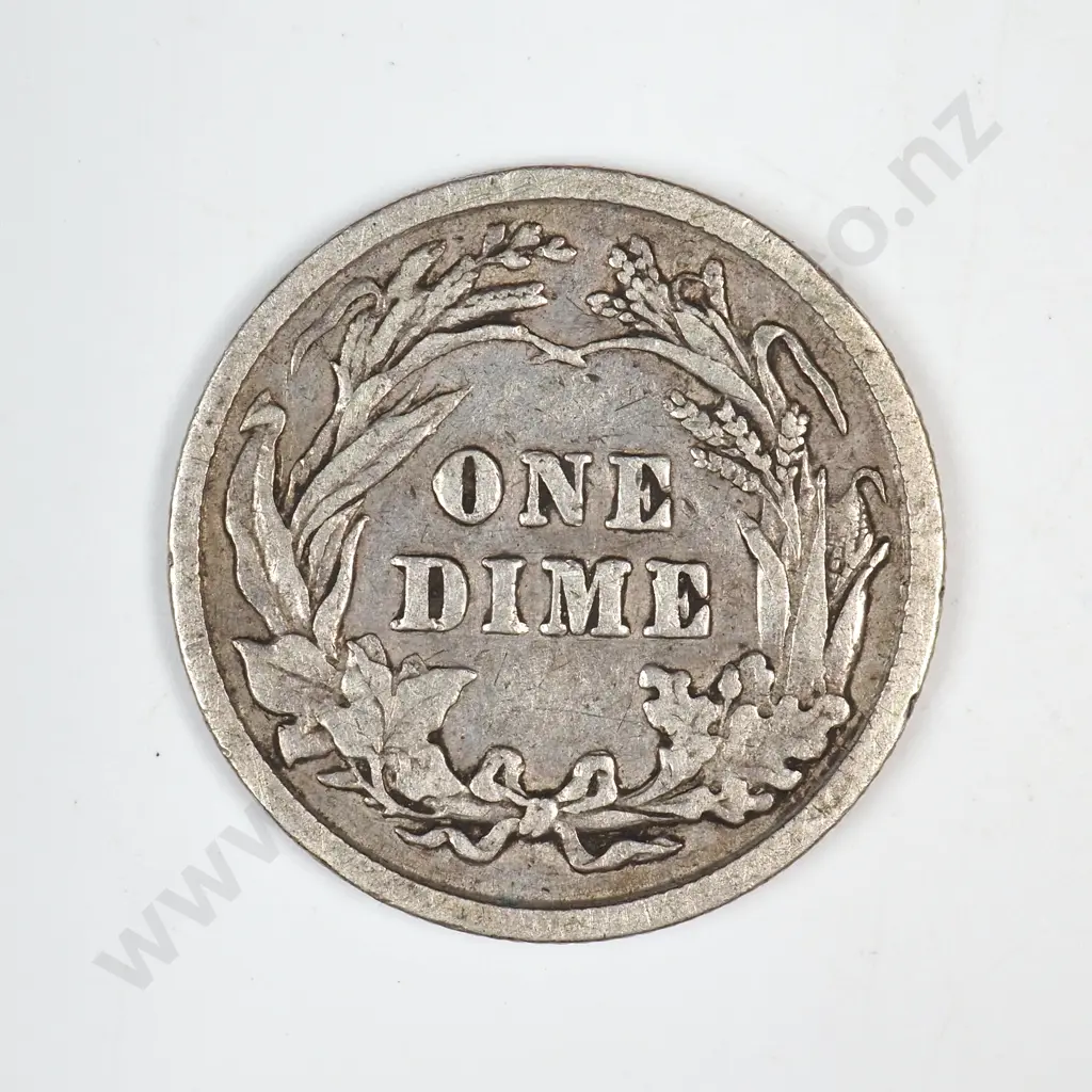 1906 Barber Dime Image 1++