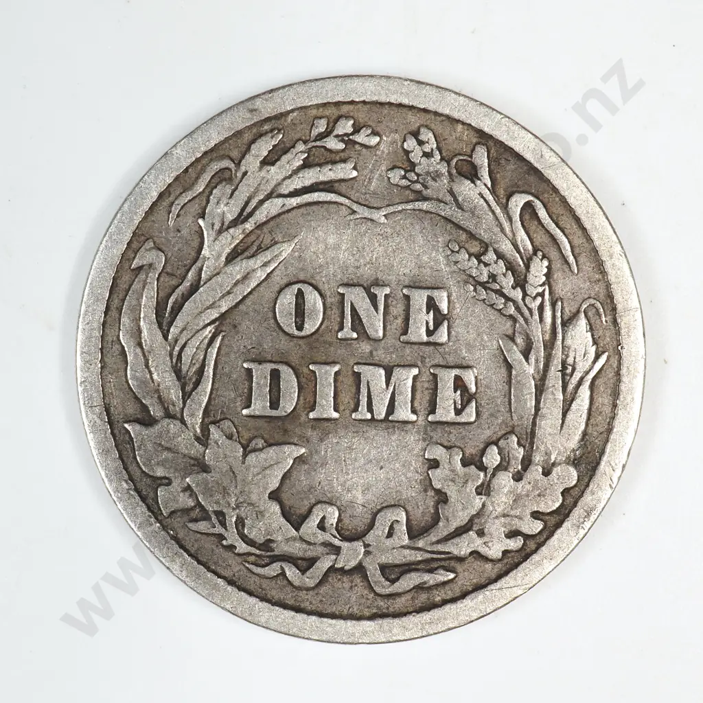 1907 Barber Dime Image 1++