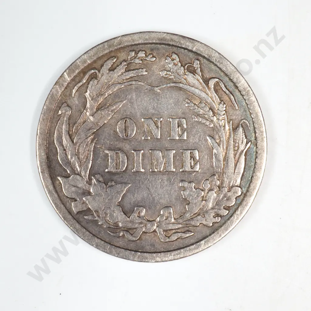 1908 Barber Dime Image 1++