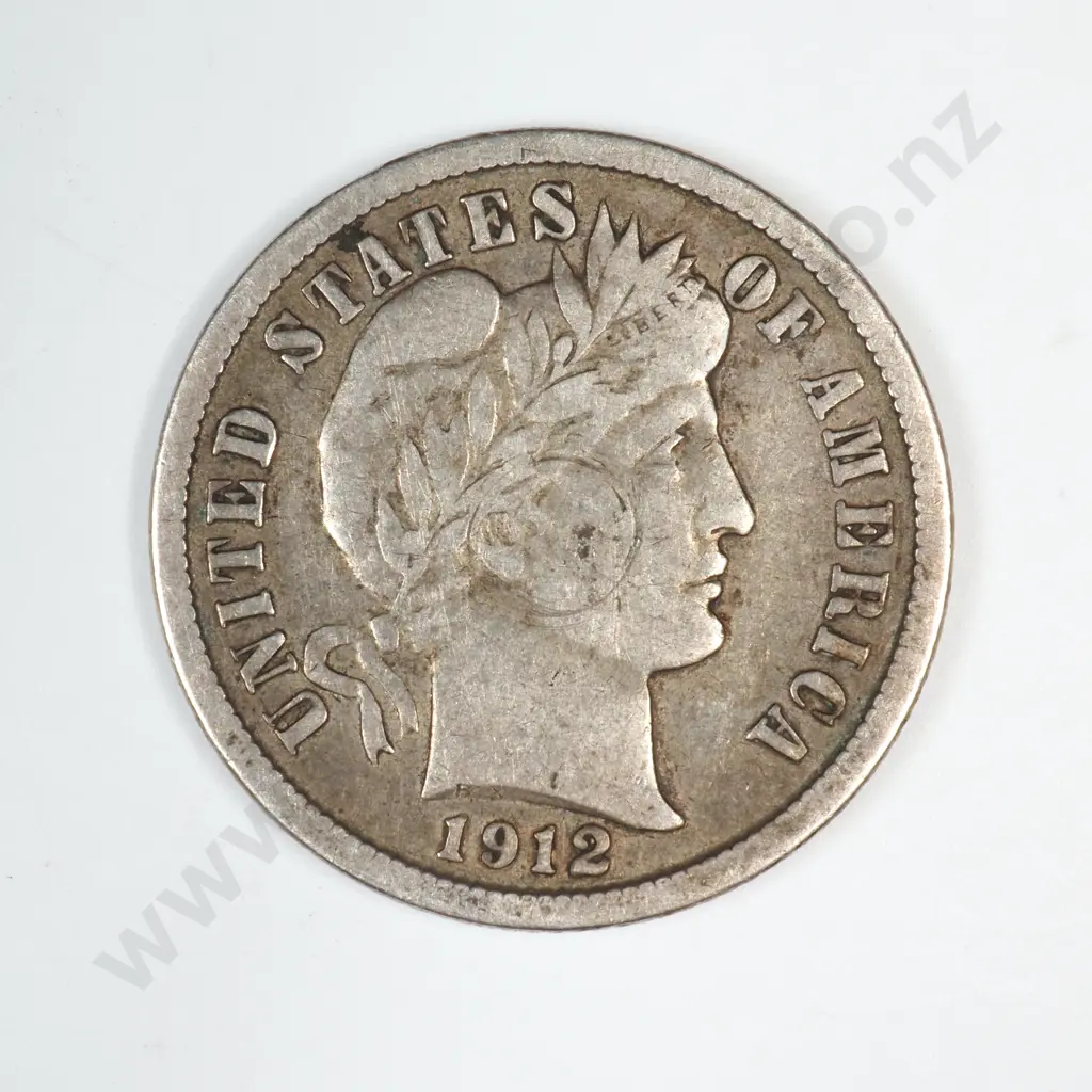 1912 Barber Dime Image 1++
