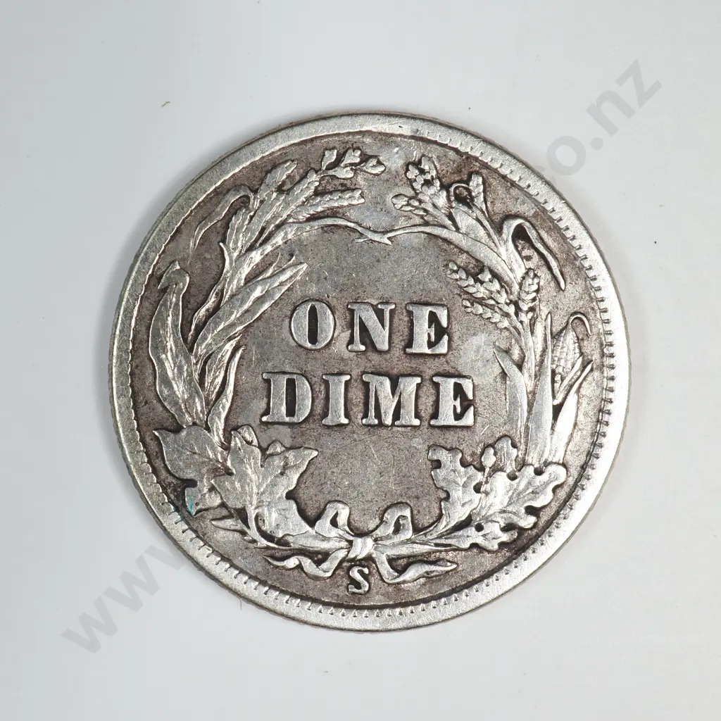 1912 S Barber Dime Image 1++