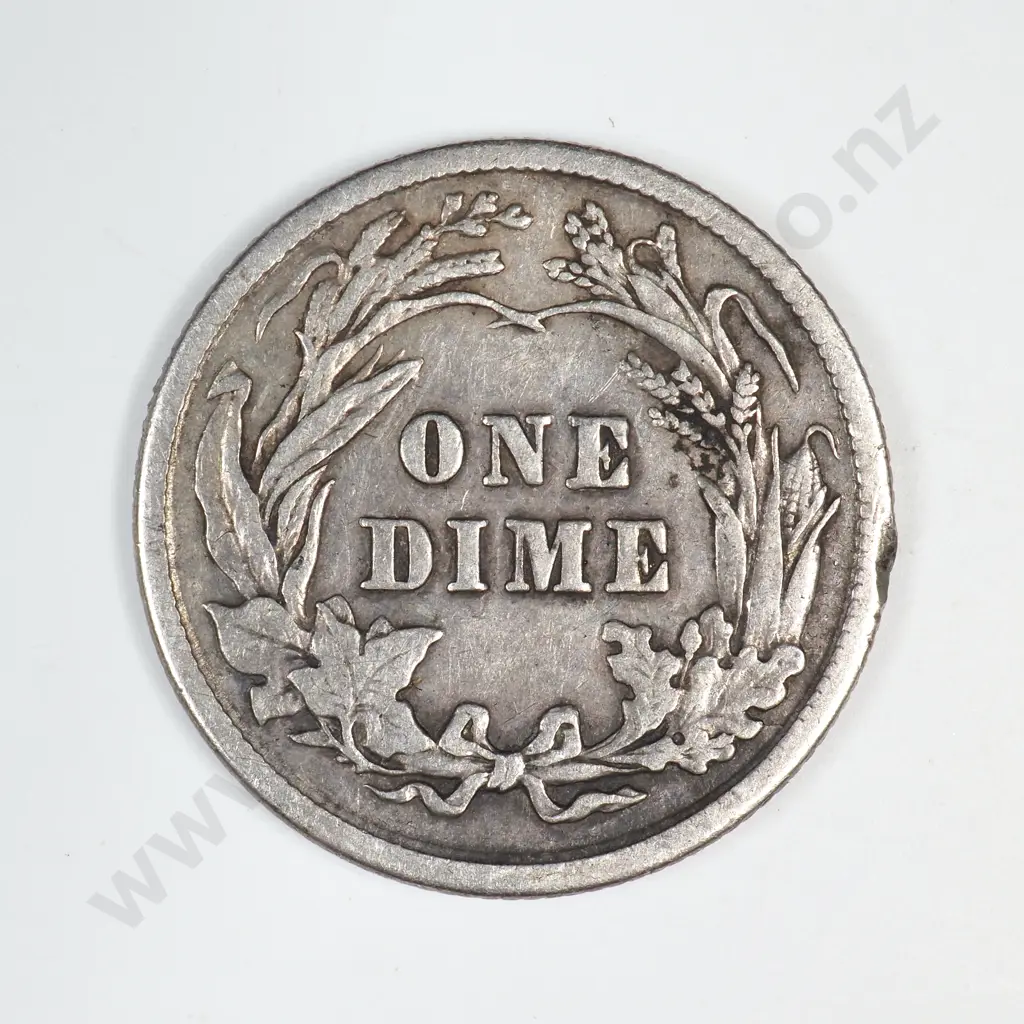 1913 Barber Dime Image 1++