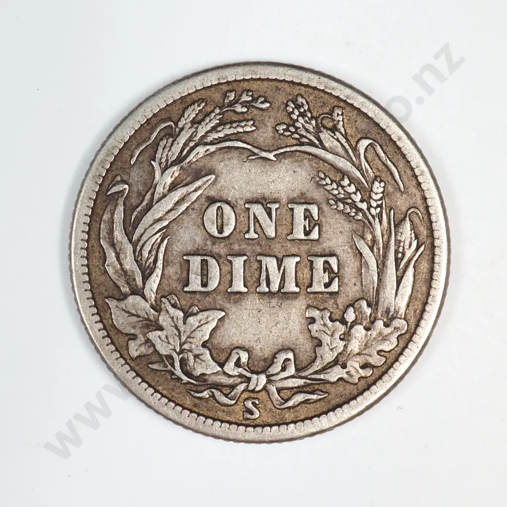 1914 S Barber Dime Image 1++