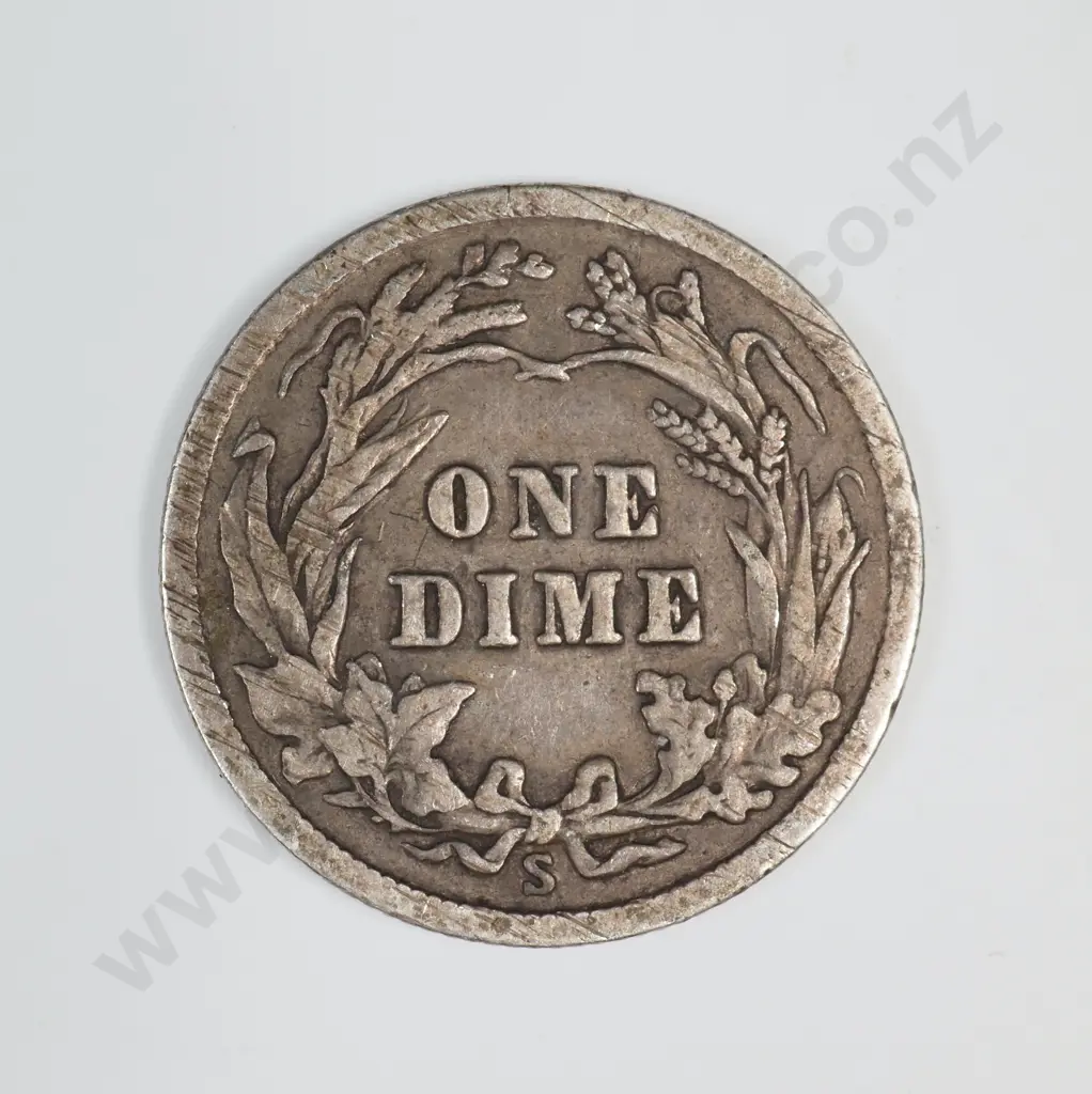 1915 S Barber Dime Image 1++