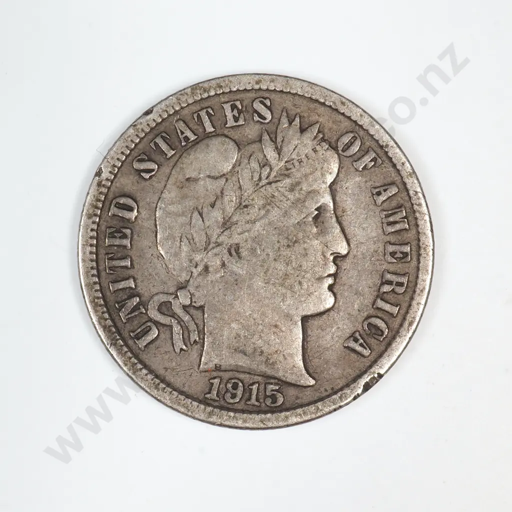 1915 S Barber Dime Image 1++