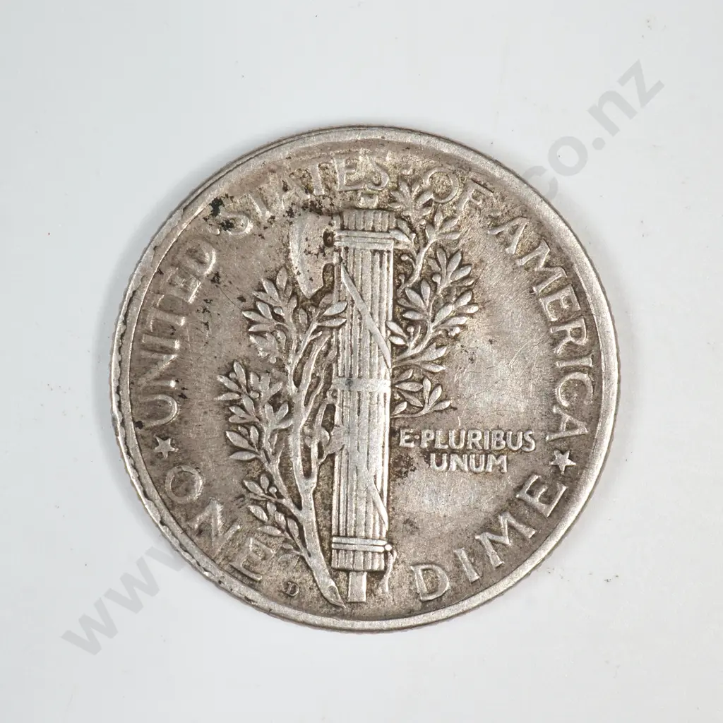 1918 D Mercury Dime Image 1++