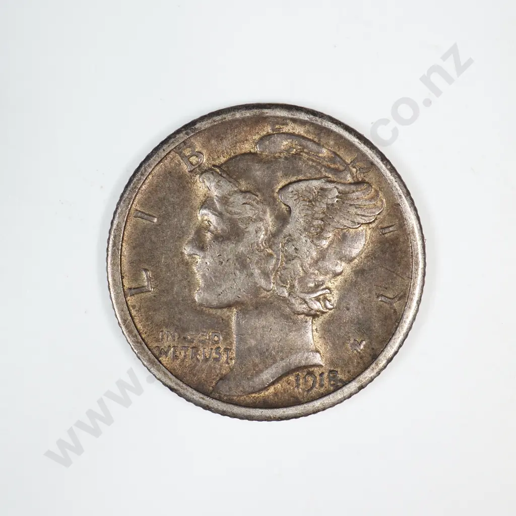 1918 S Mercury Dime Image 1++