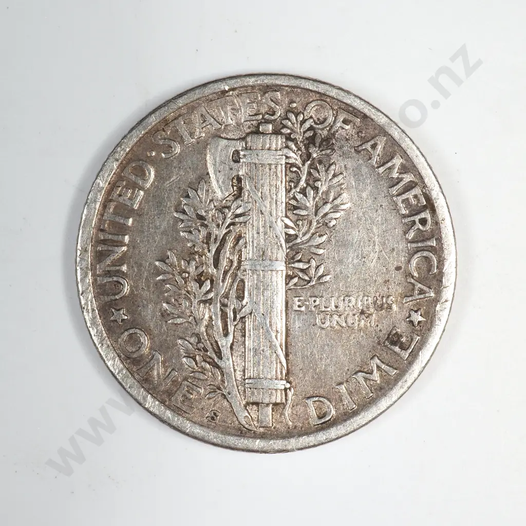 1919 S Mercury Dime Image 1++