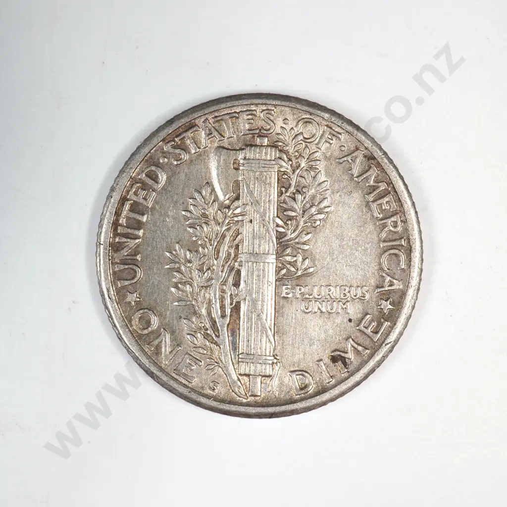 1924 S Mercury Dime Image 1++