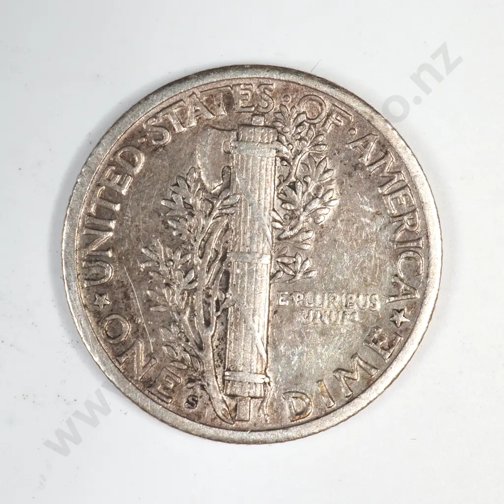 1927 S Mercury Dime Image 1++