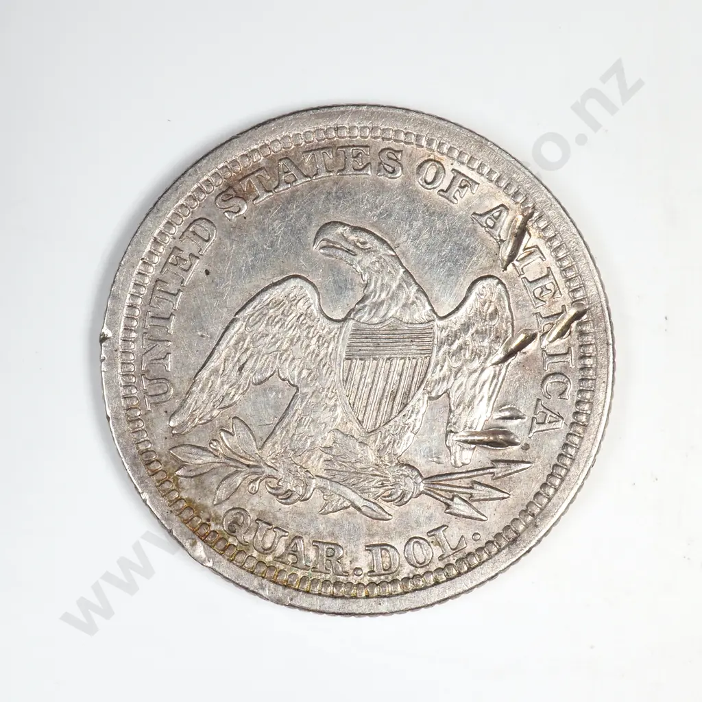 1854 Seated Liberty Quarter Image 1++