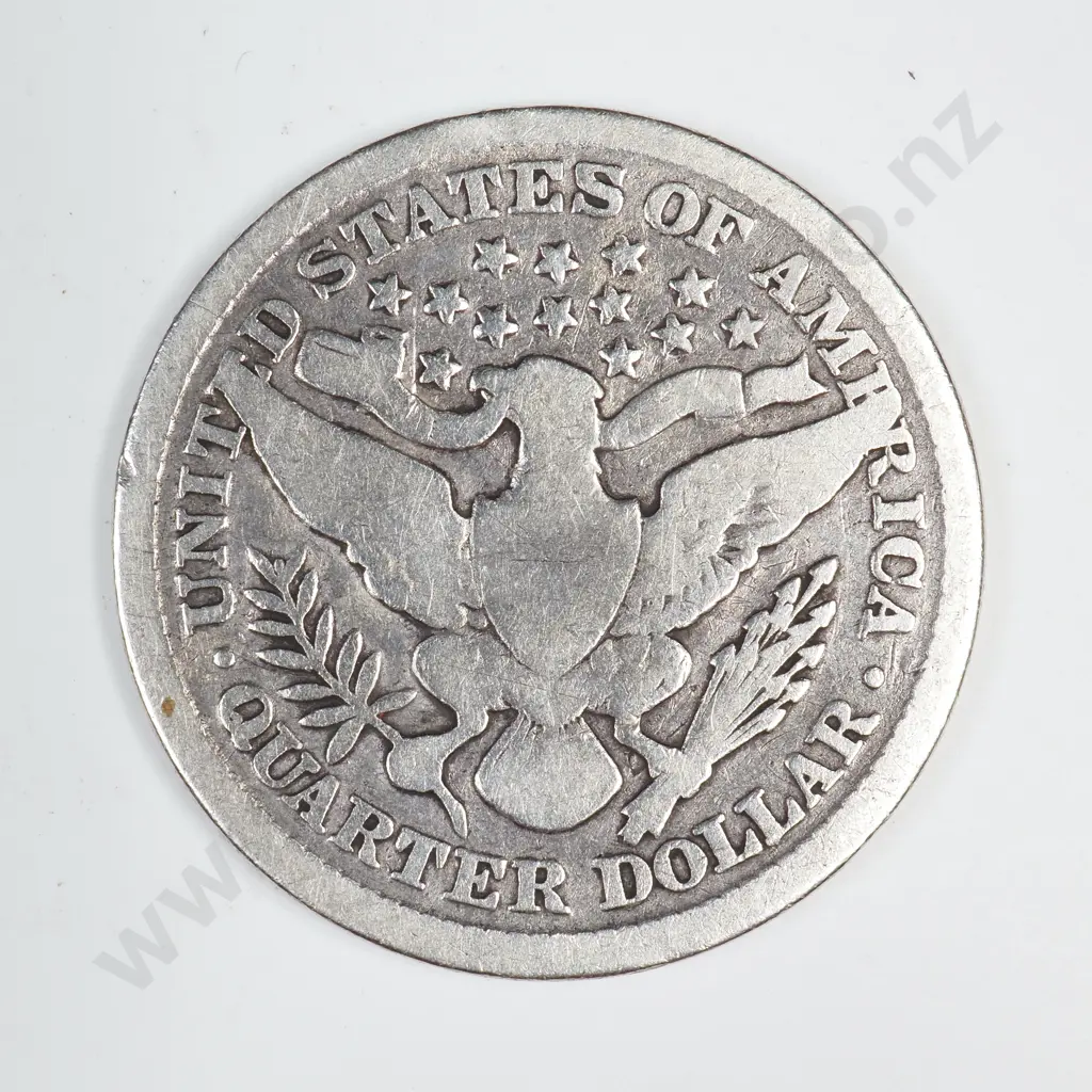 1892 Barber Quarter Image 1++