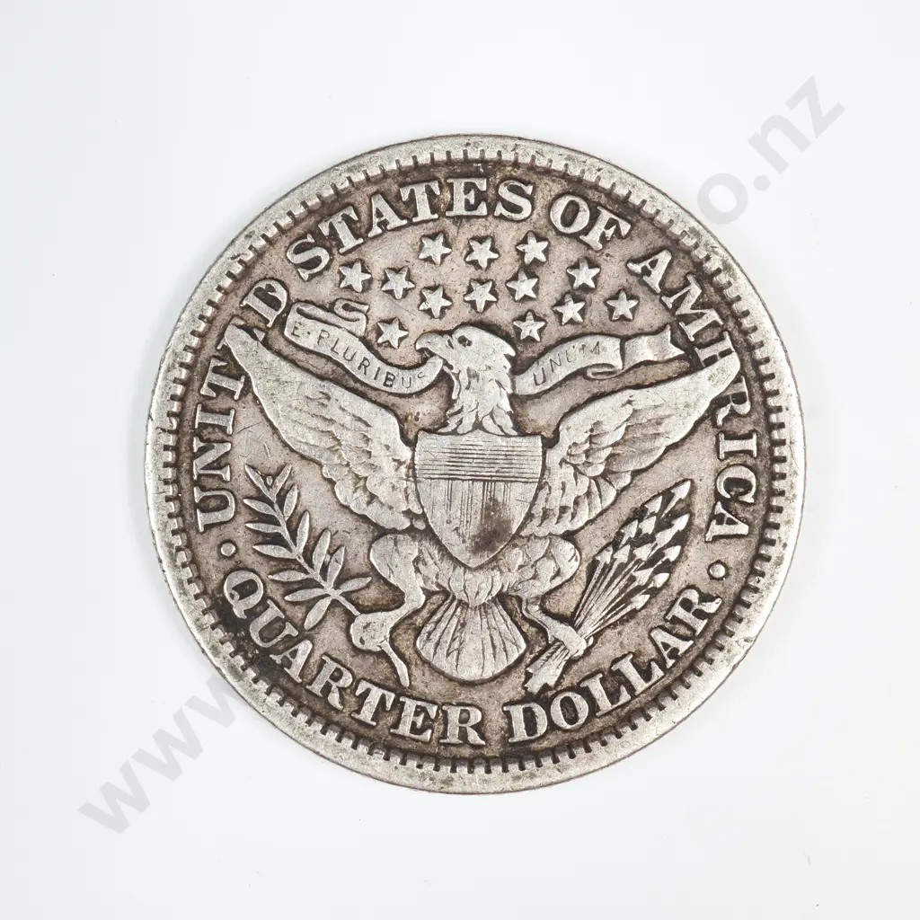 1897 Barber Quarter Image 1++