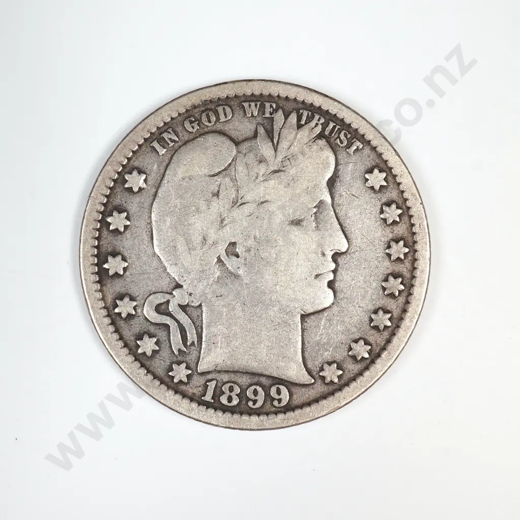 1899 Barber Quarter Image 1++