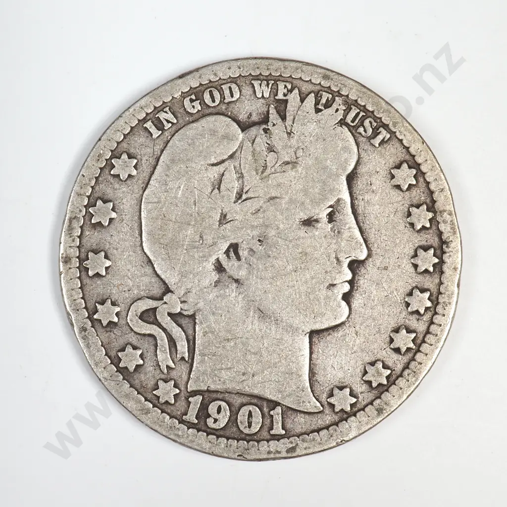 1901 Barber Quarter Image 1++