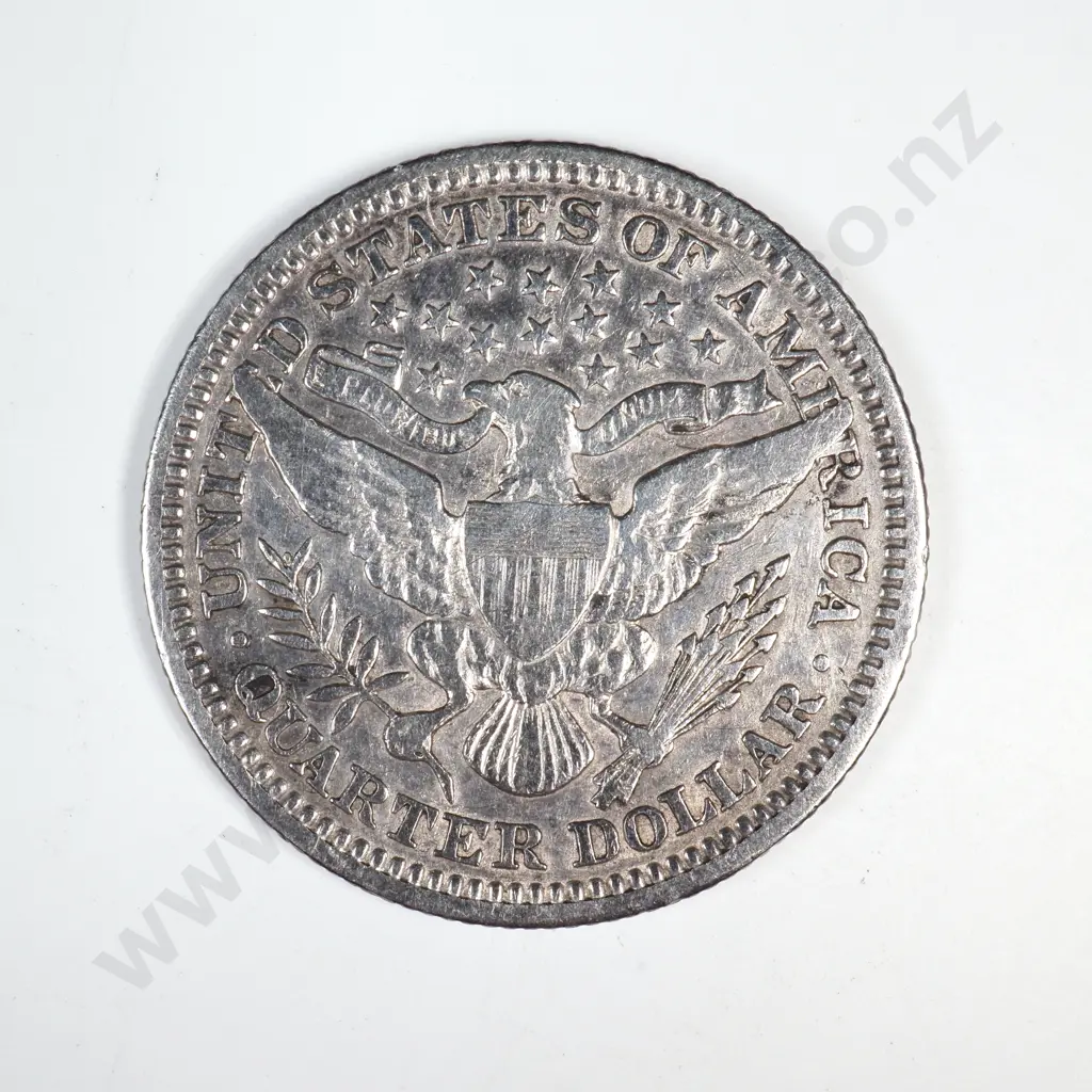 1908 Barber Quarter Image 1++