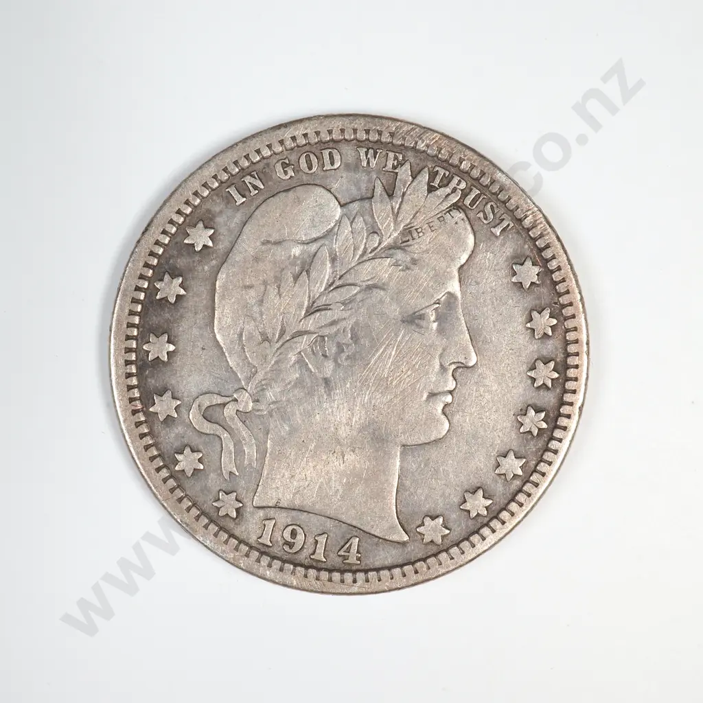 1914 Barber Quarter Image 1++