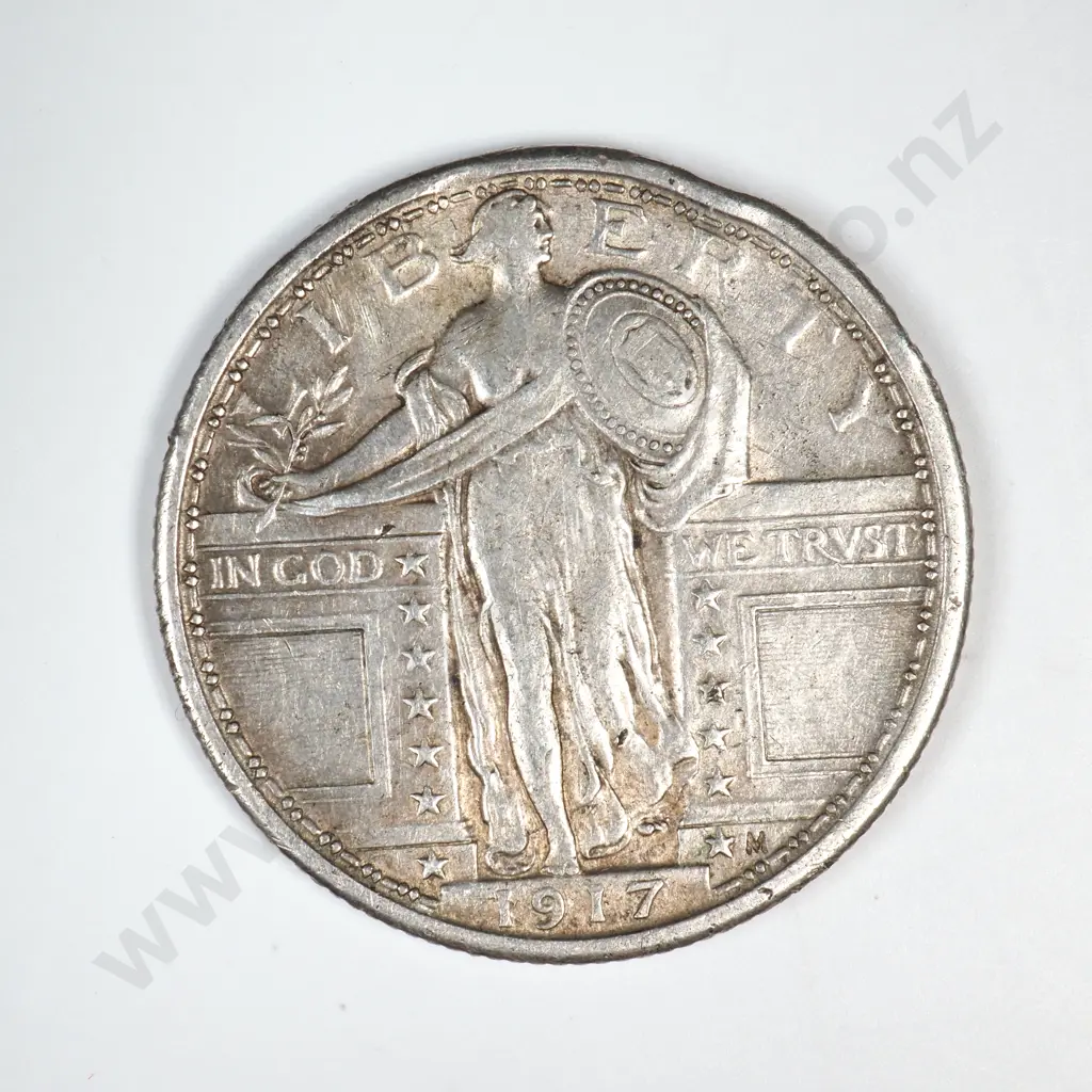 1917 Type I Standing Liberty Quarter Image 1++
