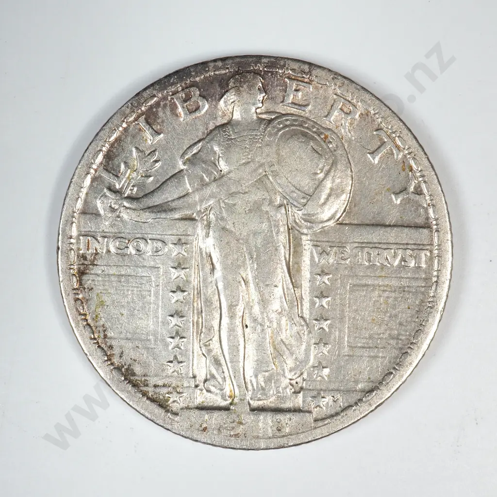 1918 Standing Liberty Quarter Image 1++