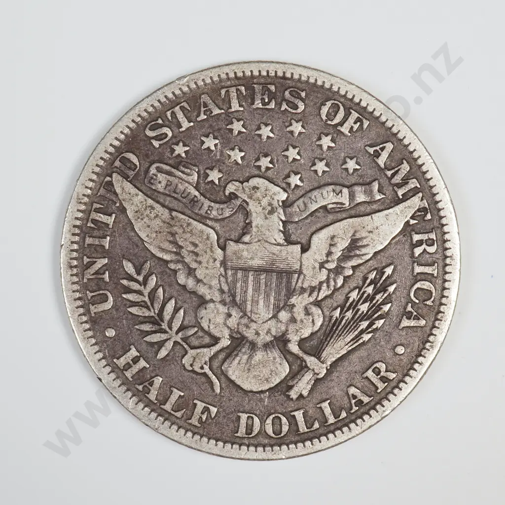 1893 Barber Half Dollar Image 1++