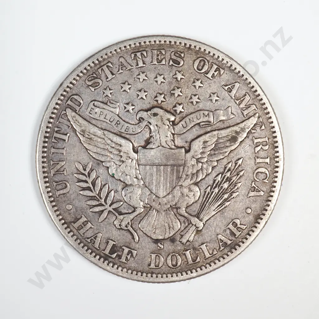 1894 S Barber Half Dollar Image 1++